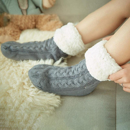 Sherpa Lined Slipper Socks