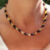 Baltic amber jewelry set necklace bracelet layered beads necklace natural gemstone necklace gift for women mom jewelry